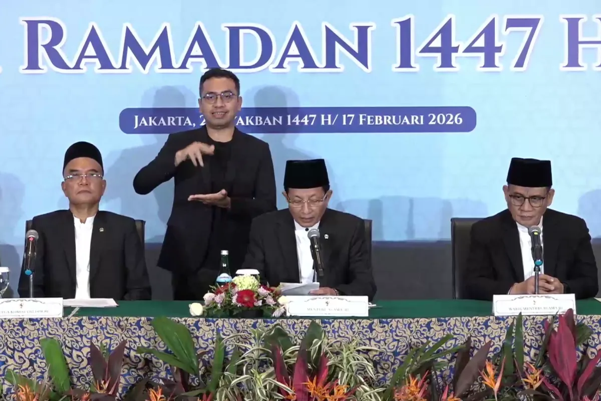 Pemerintah Tetapkan 1 Ramadhan 1447 H Jatuh pada 19 Februari