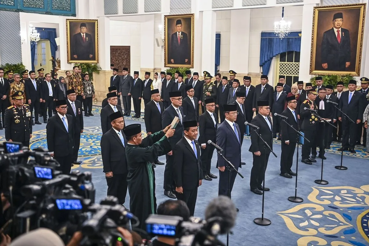 Pelantikan 18 Pejabat di Istana Negara, Jakarat 01/10/2026