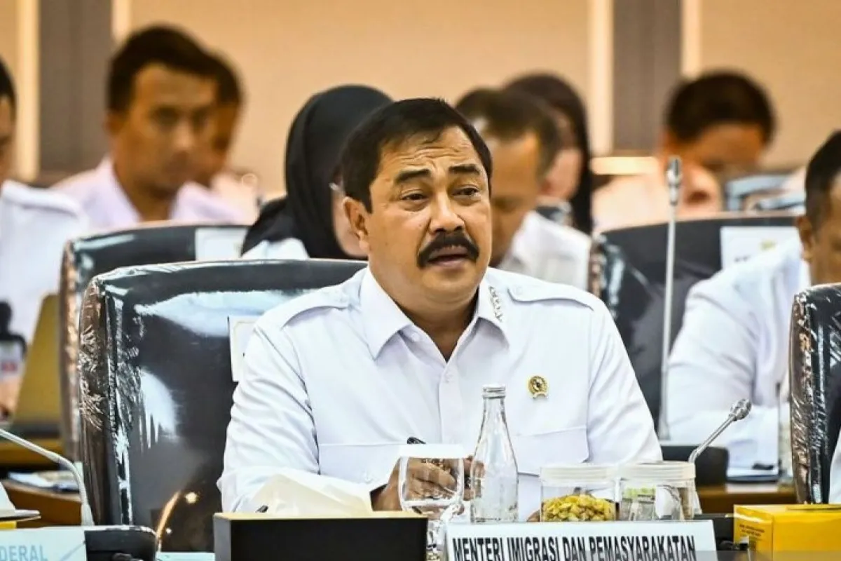 Menteri Imigrasi dan Pemasyarakatan Agus Andrianto