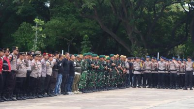 Operasi Pengamanan 7.728 Personel Gabungan di Pasar Murah Monas