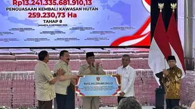 Satgas PKH Selamatkan 6,2 Juta Hektare Senilai Rp400 Triliun