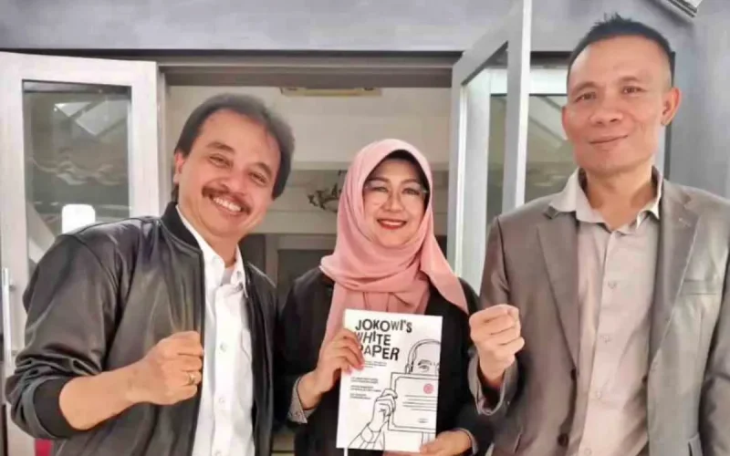 Roy Suro bersama dr Tifa dan Rismon